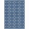 Homeroots 8' X 10' Navy Blue And Ivory Geometric Washable Indoor Outdoor Area Rug 599643 - alternate 9