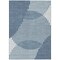 Homeroots 9' X 12' Blue And Ivory Geometric Washable Indoor Outdoor Area Rug 597617 - alternate 6