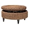 Bali & Pari Bailey Handwoven Seagrass Storage Ottoman, Round 259-14254-ZORO - alternate 9