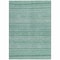 Homeroots 10' X 14' Turquoise And Aqua Striped Washable Indoor Outdoor Area Rug 615385 - alternate 9