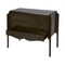 Homeroots 34" Dark Brown Solid Wood Three Drawer Dresser 389802 - alternate 10