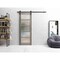 Sartodoors Sturdy Barn Door Grey 30x80 Solid Core Modern Interior QUADRO4002BD-B-NEB-30 - alternate 1