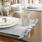 Homeroots 19" Set of Four Gray And White Striped Cotton Placemats 548882 - alternate 8