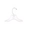 Nahanco 17in Clear Heavy Weight Plastic Bridal Hanger with Reinforced Washer and Shoulder Ridges, 100PK 300WW - alternate 5