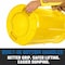 Magnum Tool Yellow 44 Gallon Trash Can Set, Trash Can, Quiet Dolly, and Reinforced Lid, 1 Set CMTC-CLD0-44Y01 - alternate 9