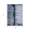 Homeroots 8' X 10' Blue And Charcoal Abstract Washable Indoor Outdoor Area Rug 630468 - alternate 7