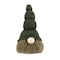 Homeroots 14" Green Chunky Knit Hat Fabric Sitting Gnome Sculpture 483532 - alternate 5