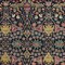 Homeroots 5' X 8' Black Red And Gold Floral Washable Indoor Outdoor Area Rug 604636 - alternate 9