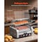 Vevor 18 Hot Dog 7 Roller Electric Grill Cooker Machine Bun Warmer Cover 1200W ASQ-07HC - alternate 7
