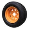 Antego 23 x 9.5-12 in Lawn Mower Tire Assembly, Cats Eye Gold, 4 PK A127023005303042395012 - alternate 5
