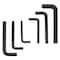 Perform Tool Allen Wrench Jumbo With 8/ 10/ 12/ 14/ 17/ 19 mm; LShape; Black Oxide/ Alloy Steel; SnapIn Carry W1938 - alternate 3