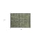 Homeroots 2' X 3' Moss Green and Gray Oriental Washable Non Skid Indoor Outdoor Area Rug 563808 - alternate 9