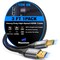 Maximm 3ft 8K 60Hz 48Gbps HDMI 2.1 Braided Cable, Silver KIT-8K-HDMI-3FT-SV1PK - alternate 1