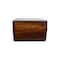 Homeroots 18" Chestnut Solid Wood One Drawer Half Moon Floating Nightstand 653844 - alternate 8