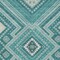 Homeroots 10' X 14' Teal Blue And Ivory Tribal Washable Indoor Outdoor Area Rug 598159 - alternate 8
