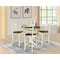 Whitewood Industries Rectangular Extension Dining Table W/ 4 Counter Height Stools, 36 in W, 30.1 in L, 48 in H, 5 K79-36RXT-27-S6172-4 - alternate 4