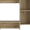 Homeroots 40" Natural Computer Desk With Hutch 477845 - alternate 5