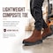 Handpoint Composite Toe 6 in Slip On Waterproof Slip Resistant Anti-Static Mens Work Boots, 6.5 CRZ822D-6.5 - alternate 7