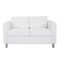 Office Star Products Atlantic Loveseat, White ATL52-R101 - alternate 5