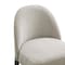 Manhattan Comfort Oslo Chenille Wood Side Chair in Taupe - Set of 2 DC1542-1 - alternate 9