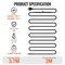 Vevor Self-Regulating Pipe Heating Cable 12FT 5W/FT Heat Tape with Thermostat 5MLTV1-12 - alternate 8
