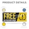 Signmission Free Air Pressure Check, 24 Inch x 72 Inch, Vinyl Banner B-72-30641 - alternate 5