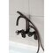 Kingston Brass Wall Mount Clawfoot Tub Faucet, Oil Rubbed Bronze AE8455CG - alternate 5