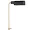 Jonathan Y Iva 56.5" Adjustable Brass Library LED Floor Lamp, Brass Gold/Carrara Marble JYL3029A - alternate 8