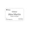 C-Line Products 3" x 2" White Dymo Thermal Printers Individual Name Tag Labels, 400/BX 92723 - alternate 5