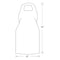 Safety Zone Apron, Polyethylene, White, 28"x46" - Case of 500 DA-AP2846 - alternate 4