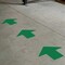 Brady ToughStripe Max Floor Marking Arrow 2 in W x 5 in H Green, 20PK 177141 - alternate 2