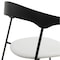Leisuremod Lyra Collection Modern Chair in Black back and White Seat, 2PK LCBL-41OW2 - alternate 10