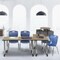Regency Kee Mobile Adjustable Classroom Table W/ 2 Andy Mobile Chairs, 48 in W, 30 in L, Noble Oak MT4830NOAPCGY40NV - alternate 7
