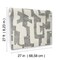York Wallcoverings Modern Tribal Linen and Charcoal Wallpaper Sample AG2101SAM - alternate 8
