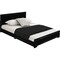 Homeroots Two Piece Black Solid and Manufactured Wood Bedroom Set 569368 - alternate 9