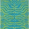 Homeroots 10' X 14' Teal Blue And Green Animal Print Washable Indoor Outdoor Area Rug 600713 - alternate 6