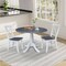Whitewood Industries Extension Dining Tables, 45 in L, 38 in H, Parawood, 3 Piece Set K05-42DPT-C613-2 - alternate 4
