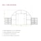 Mytee Products White 21 Oz PVC End Wall 26ft Wide w/ Door for Shipping Container Canopy Shelter CSB-DOOR26 - alternate 9