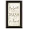 Homeroots Believe 3 Black Framed Print Wall Art 405432 - alternate 1