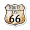 Signmission Route Us 66 Rustic, 6 Inch X 6 Inch, Plastic Sign SHI-P-6-485 - alternate 1