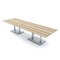 Skutchi Designs Rectangle Conference Table With Power, 48 in W, 120 in L, Brown HAR-REC-48X120-DOU-K525-NA - alternate 1