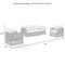 Crosley Granite Bay 3Pc Wicker Outdoor Sofa Patio Furniture Set KO70365ST-CR - alternate 10