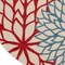 Homeroots 10' Green Orange And Red Round Indoor Outdoor Area Rug 521644 - alternate 9