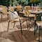 Flash Furniture Lila  Beige Rattan Indoor-Outdoor Restaurant Stack Chair, PK2 2-TLH-037-BGE-GG - alternate 10