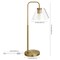 Homeroots 27" Brass Metal Arched Table Lamp With Clear Cone Shade 524456 - alternate 8
