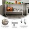 Flash Furniture Reese Work Table, Stainless Steel Top Shelf, 1.5in. Backsplash, Undershelf, 4 Casters, 2 Locking NH-WT-2460BSP-CAS-GG - alternate 8