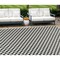 Homeroots 6' X 9' Black and White Geometric Distressed Indoor Outdoor Area Rug 558811 - alternate 8
