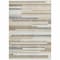 Homeroots 9' X 12' Ivory Beige And Taupe Striped Washable Indoor Outdoor Area Rug 613288 - alternate 8