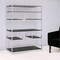 Homeroots Gray And Silver Metal Seven Tier Geometric Bookcase 486295 - alternate 4