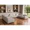 Homeroots Light Gray Italian Leather Power Reclining U Shaped Twelve Piece Corner Sectional With Console 632552 - alternate 14